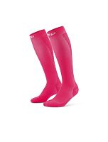Женские компрессионные гольфы CEP Run Tall Socks для бега и спорта (цвет розовый)